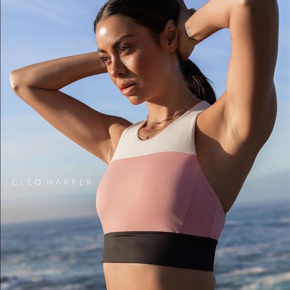 🌸Cleo Harper Sahara bralet in blush